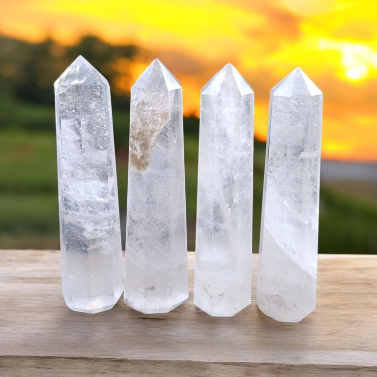 Clear Quartz Tower (3–4 inch)