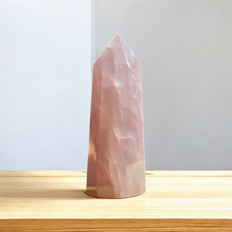 Rose Quartz Tower (3–4 inch)
