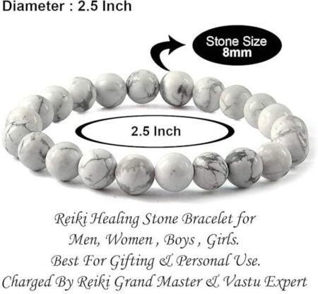 Howlite Bracelet 8mm