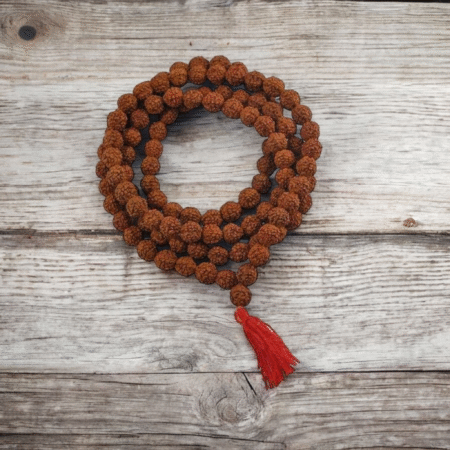 Real 5 Mukhi Rudraksha Mala (10mm)