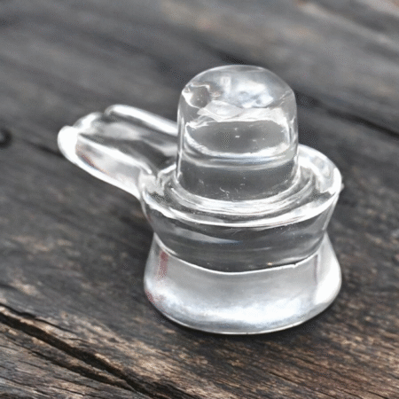 Crystal Quartz Lingam/Shaligram