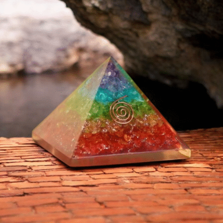 2-inch 7 Chakra Pyramid