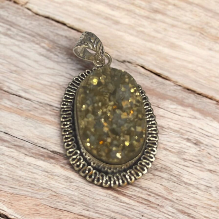 Pyrite Unpolished Rough Pendant